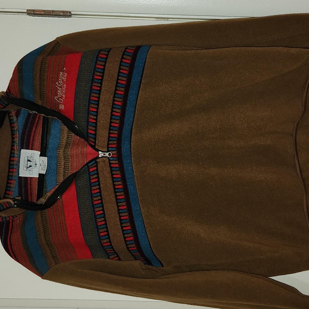 Vintage Arctic Image Grand Canyon National Park Pullover Jacket Unisex Medium